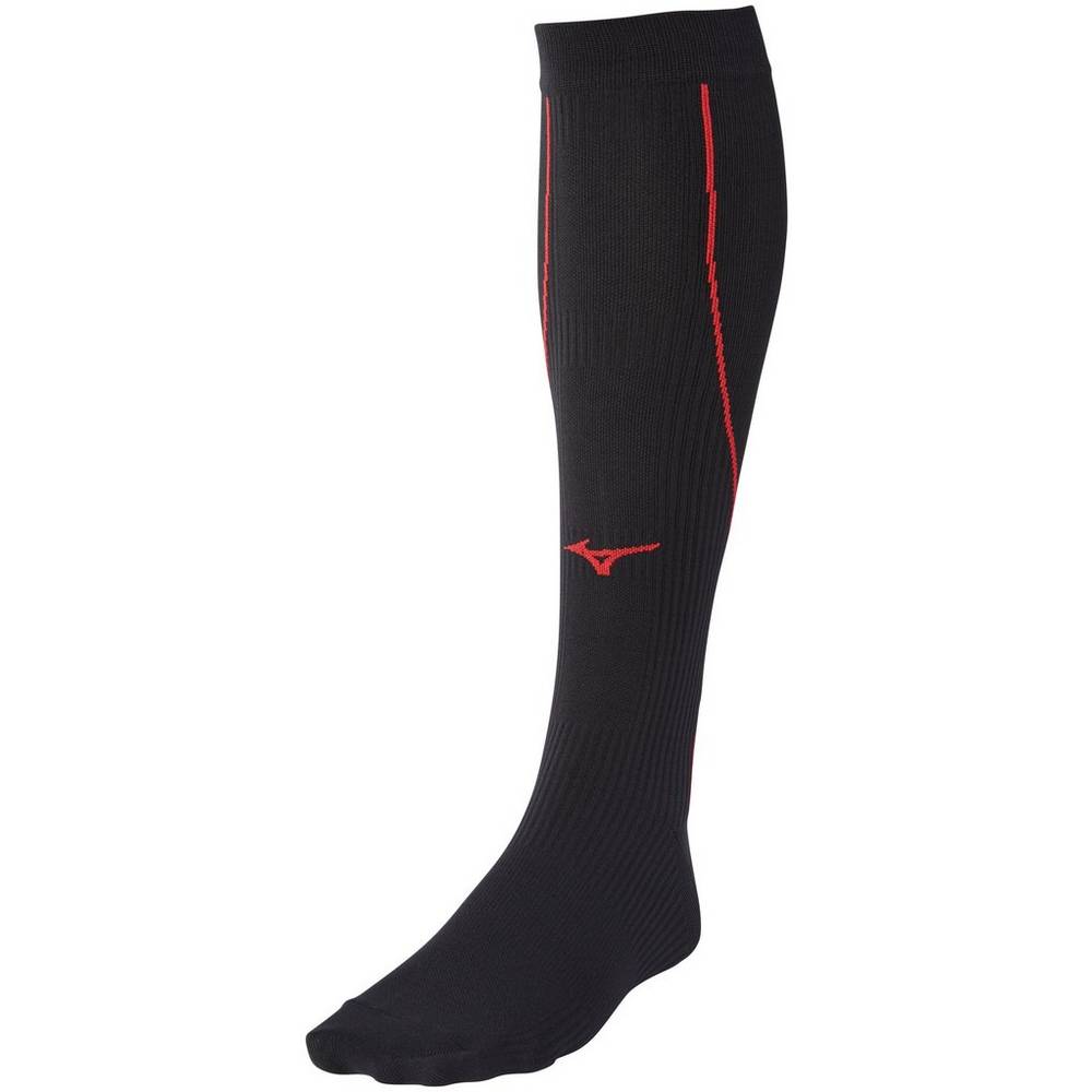 Calzini Mizuno Running Compression Donna - Nere/Rosse - 60145-BAUG